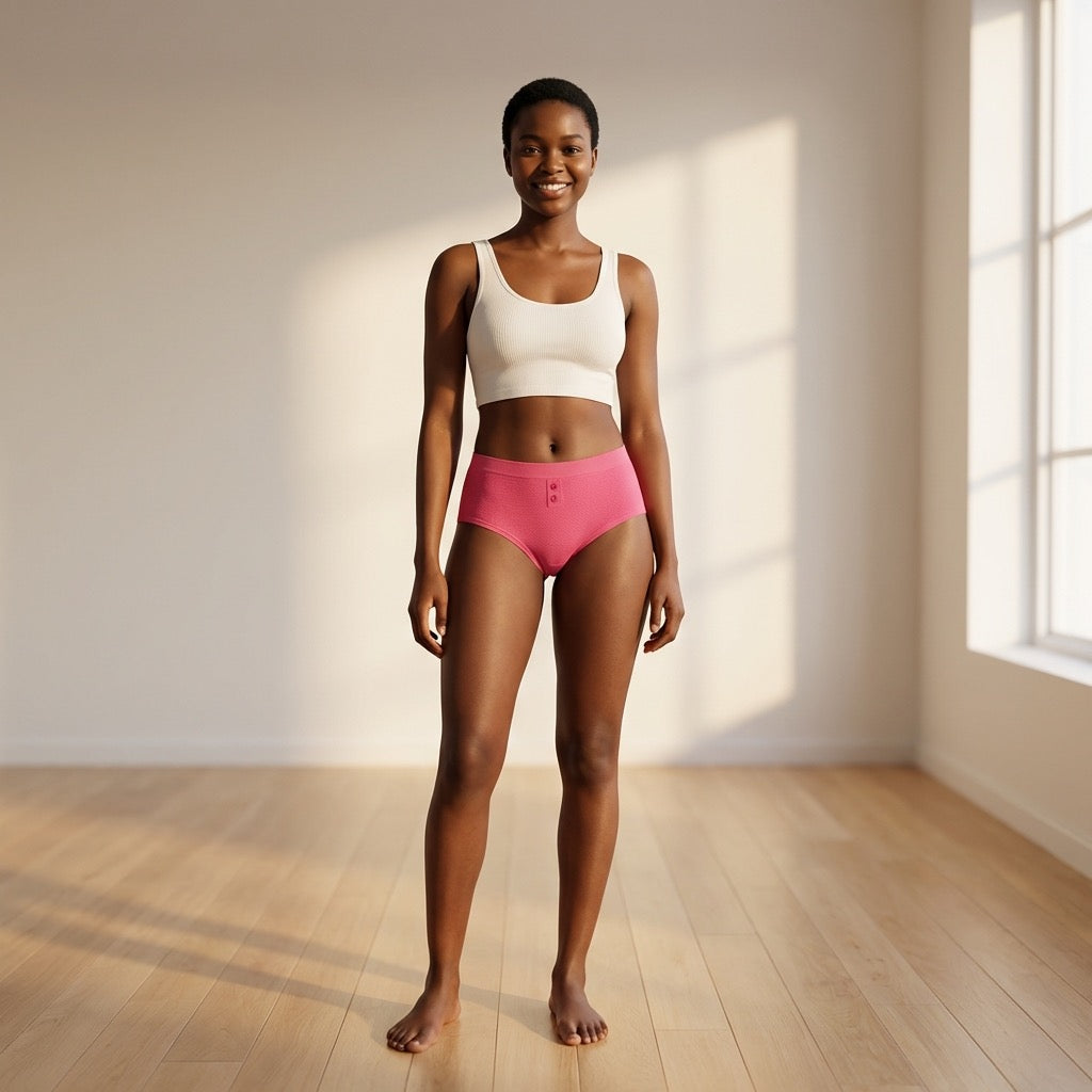 Seamless Waffle Knit Cheeky 3 Pack