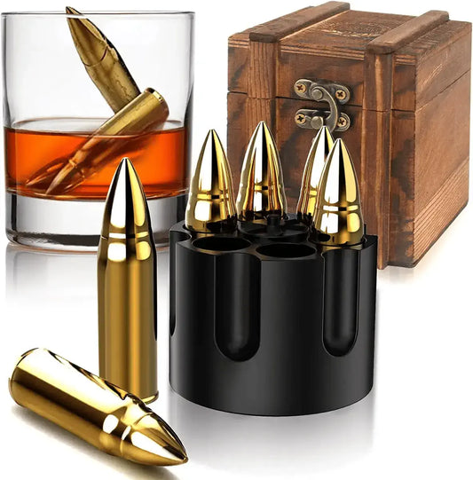 Bullet Whiskey Stone Gift Set