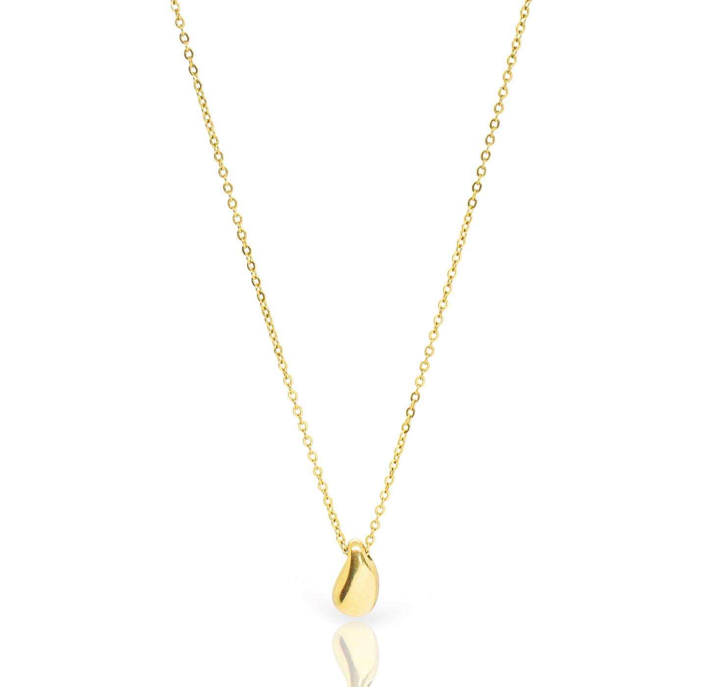 PENELOPE GOLD TEAR DROP PENDANT NECKLACE