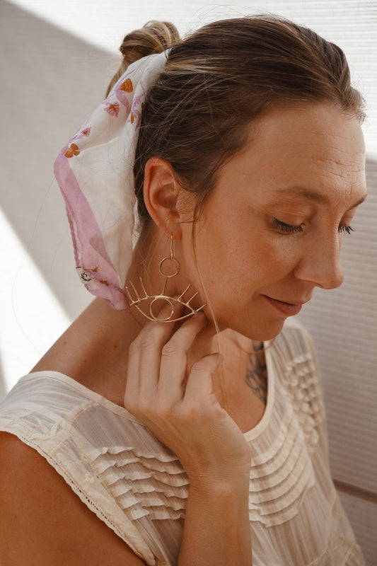 Golden Gaze Earrings