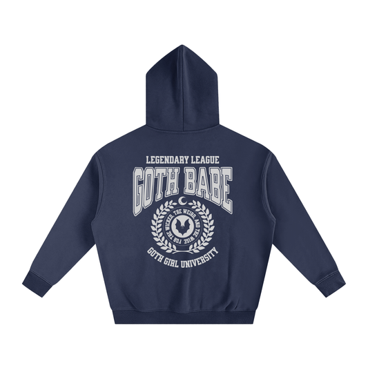 Goth Babe Oversized Fleeced Hoodie