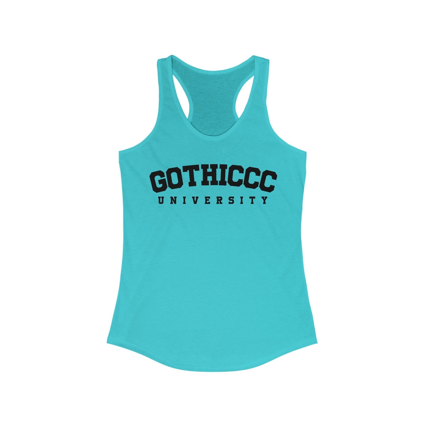 Gothiccc University Women's Racerback Tank