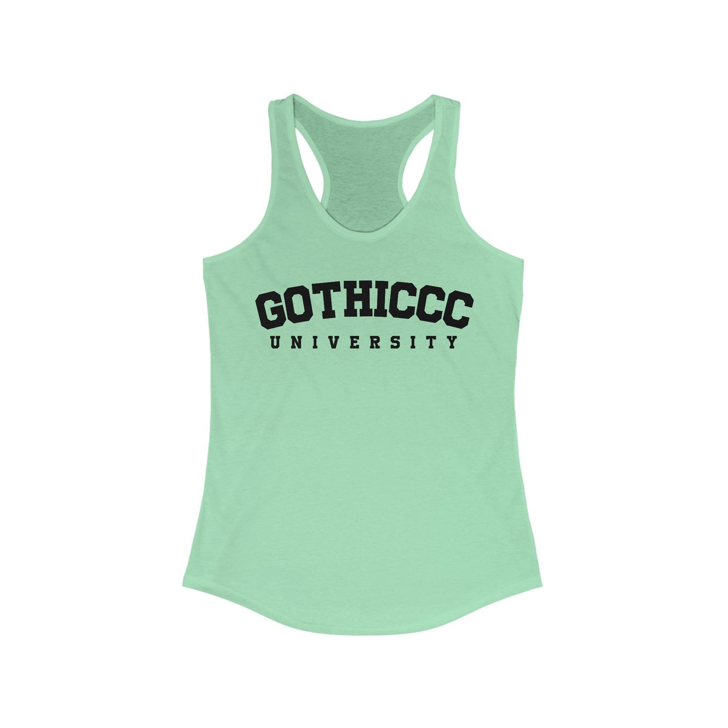 Gothiccc University Women's Racerback Tank