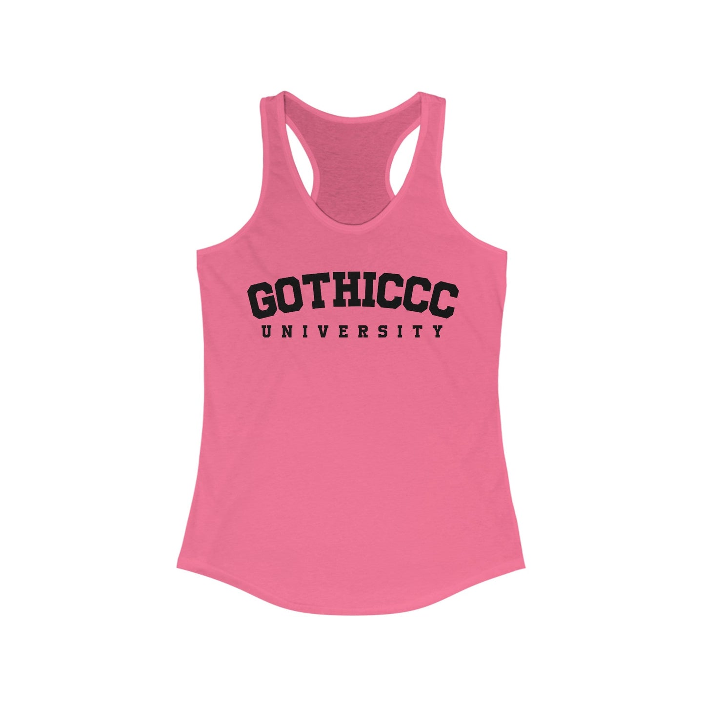 Gothiccc University Women's Racerback Tank