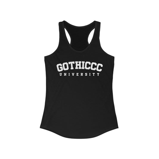 Gothiccc University Women's Racerback Tank