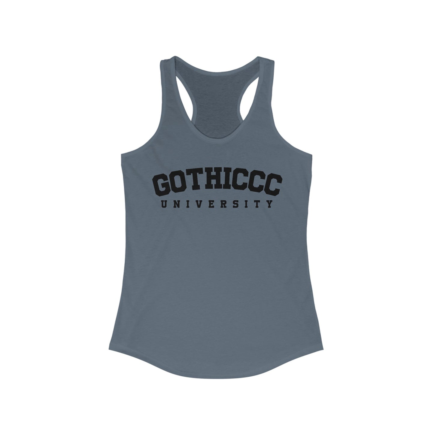 Gothiccc University Women's Racerback Tank