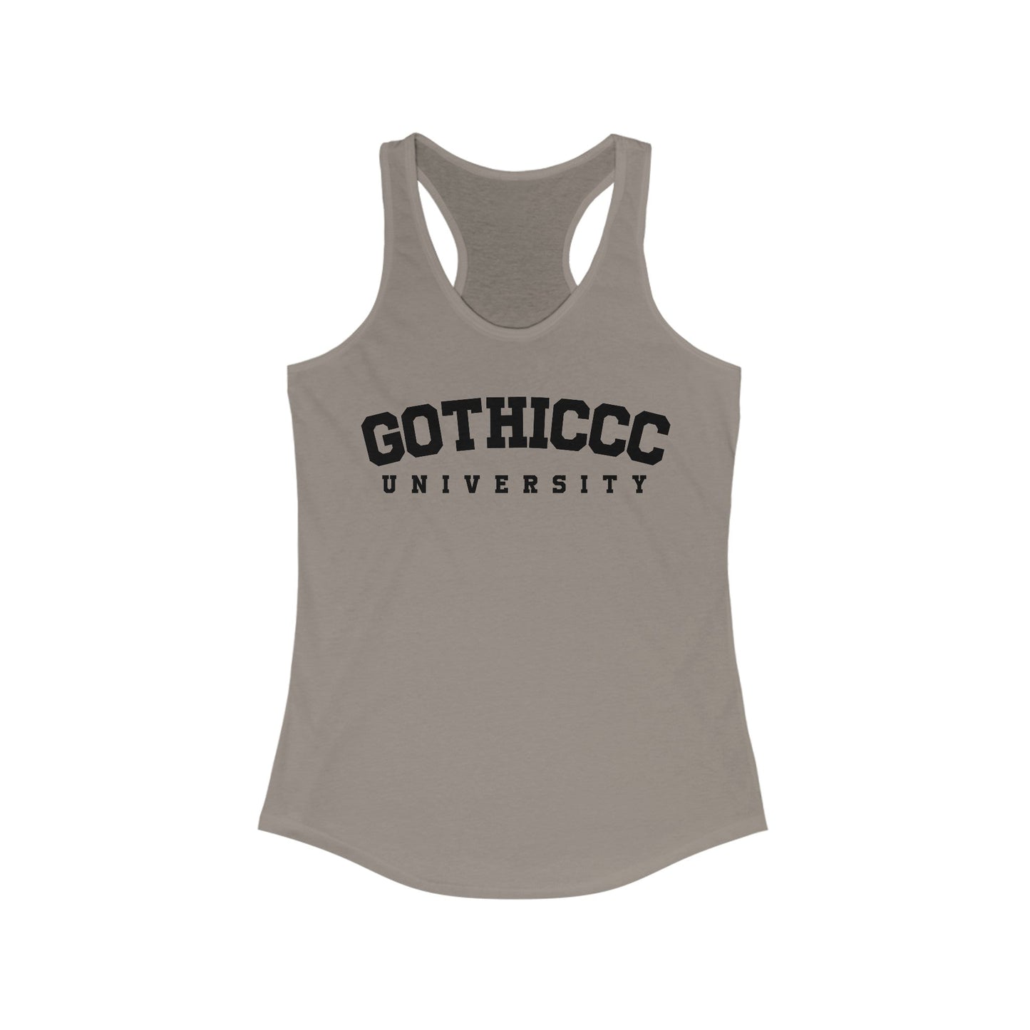 Gothiccc University Women's Racerback Tank