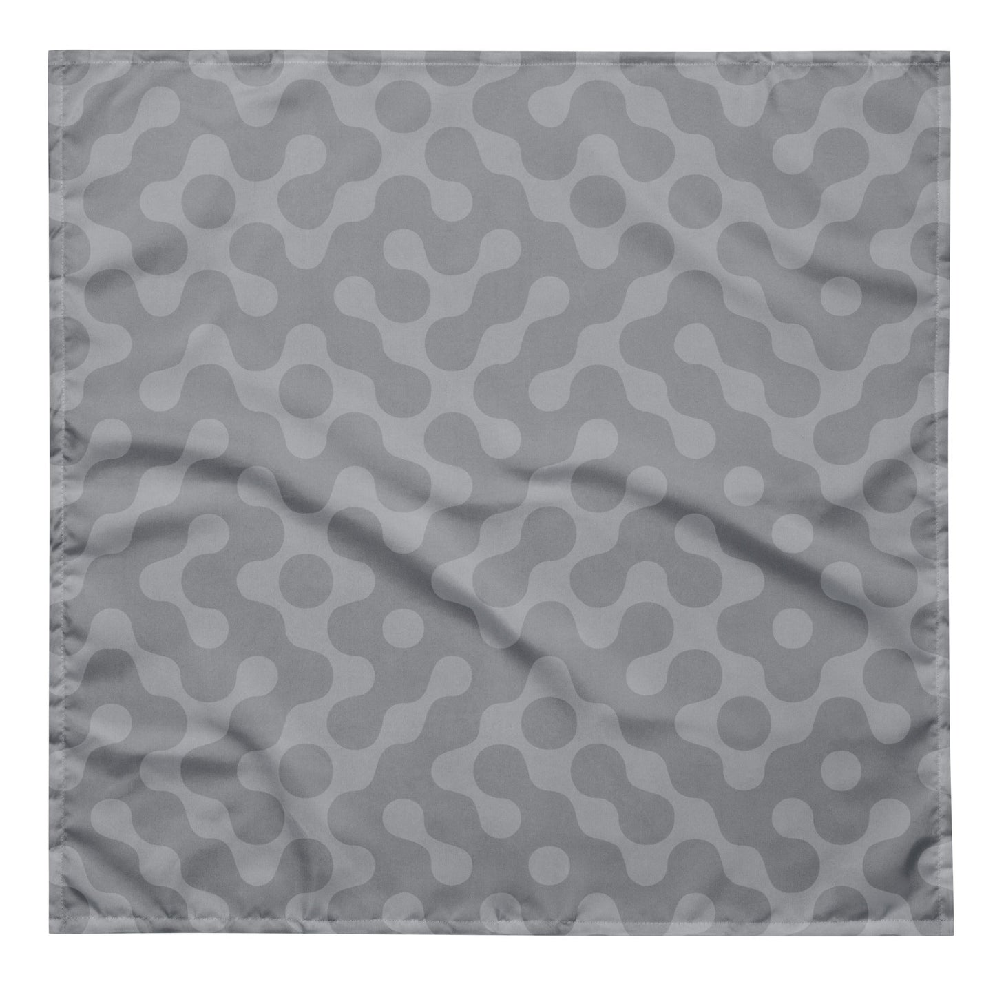 Sebastian & Clementine Gray Pattern Pet Cotton Bandana