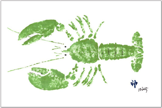 Green Lobster Placemat | Coastal