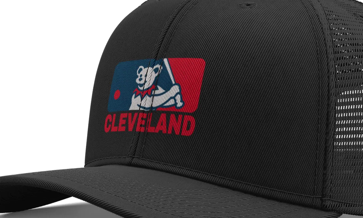 Cleveland Guardians Original Dancing Bear MLB Grateful Dead Trucker Cap