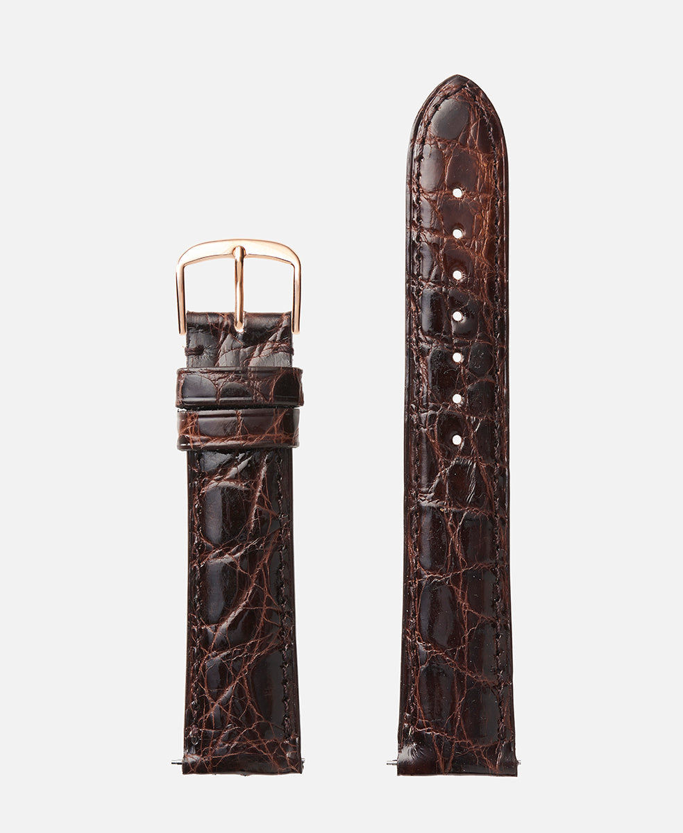Brown Genuine Crocodile | h2001