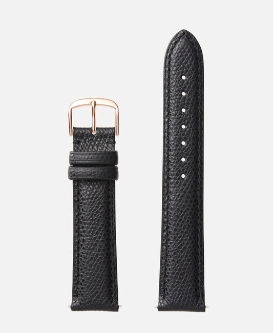 Black Genuine Epsom Leather | h2045