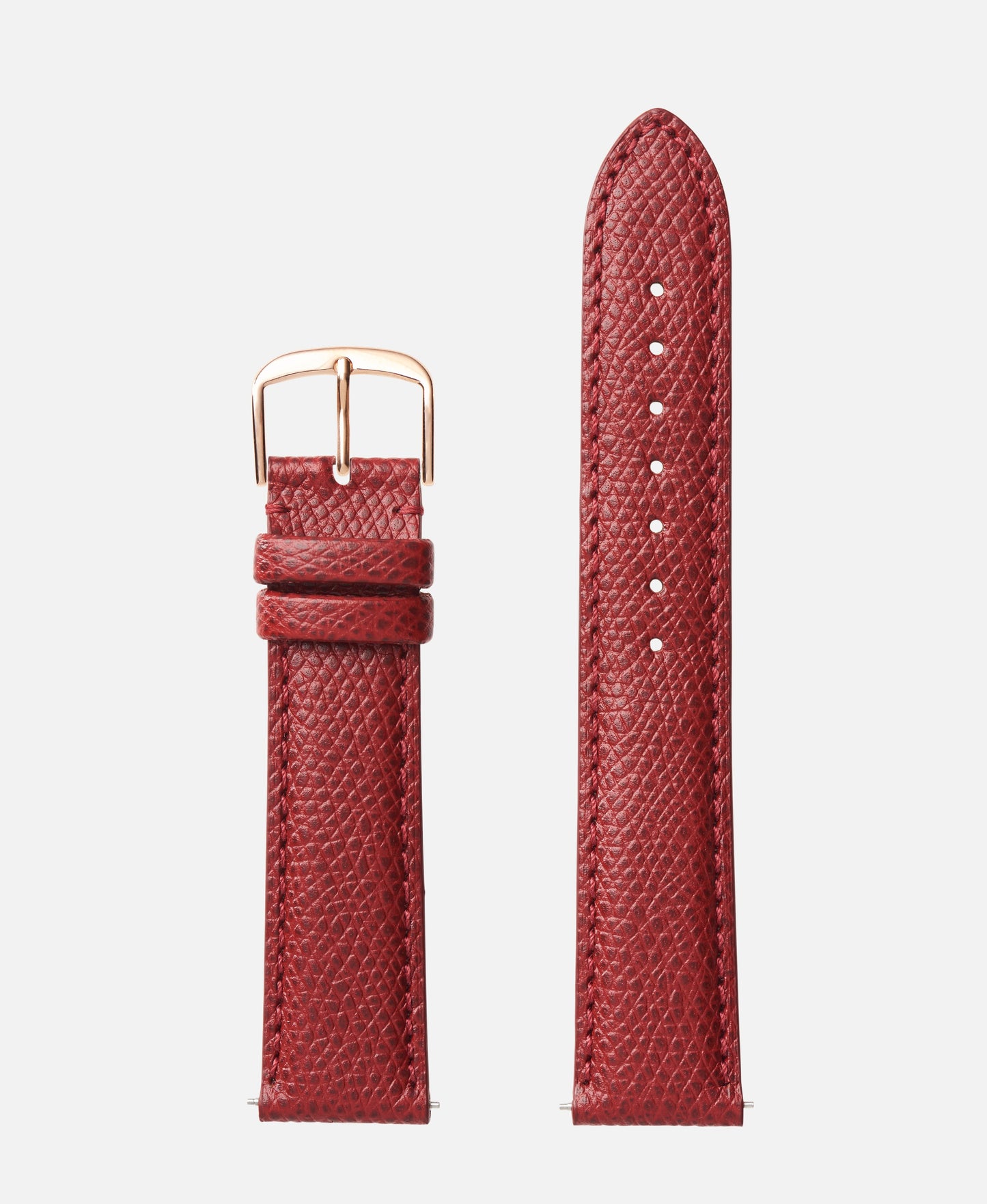 Burgundy Genuine Epsom Leather | h2045