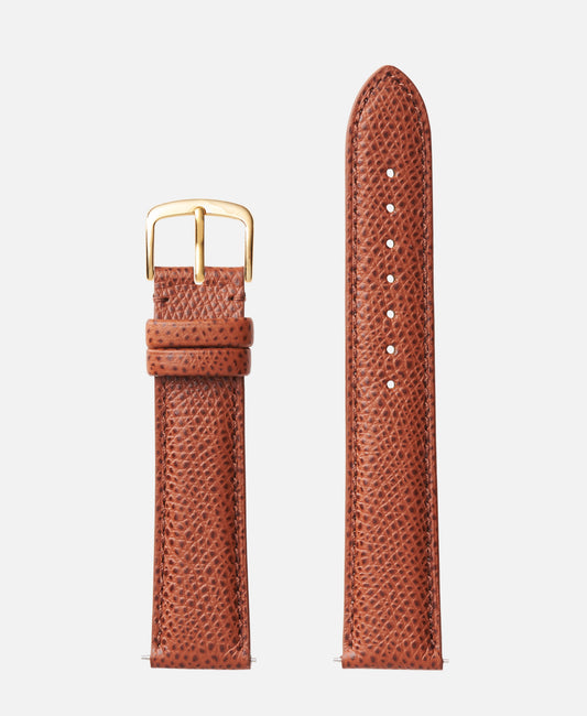 Chestnut Genuine Epsom Leather | h2045