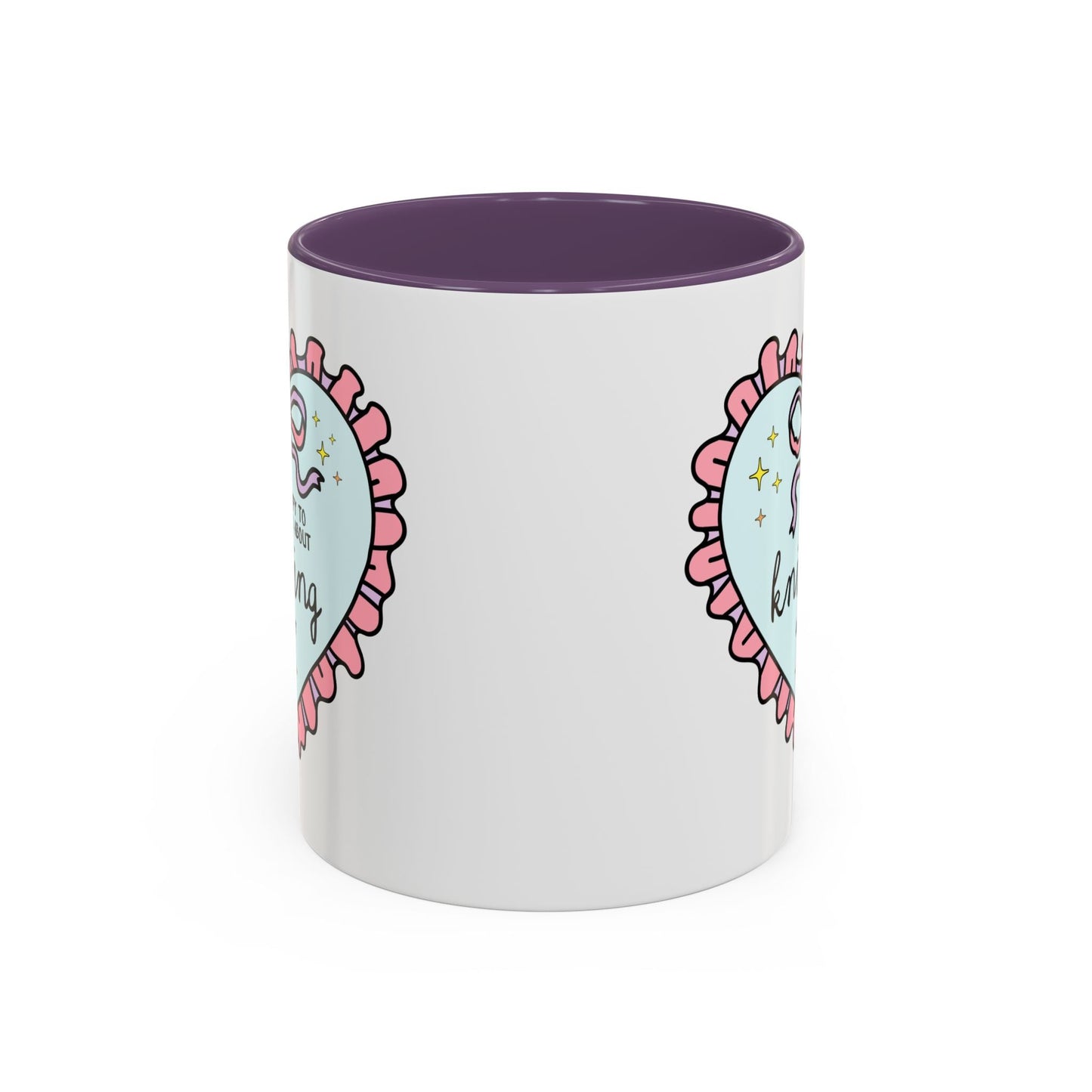 Happy to Talk About Knitting All Day Long Coffee Mug