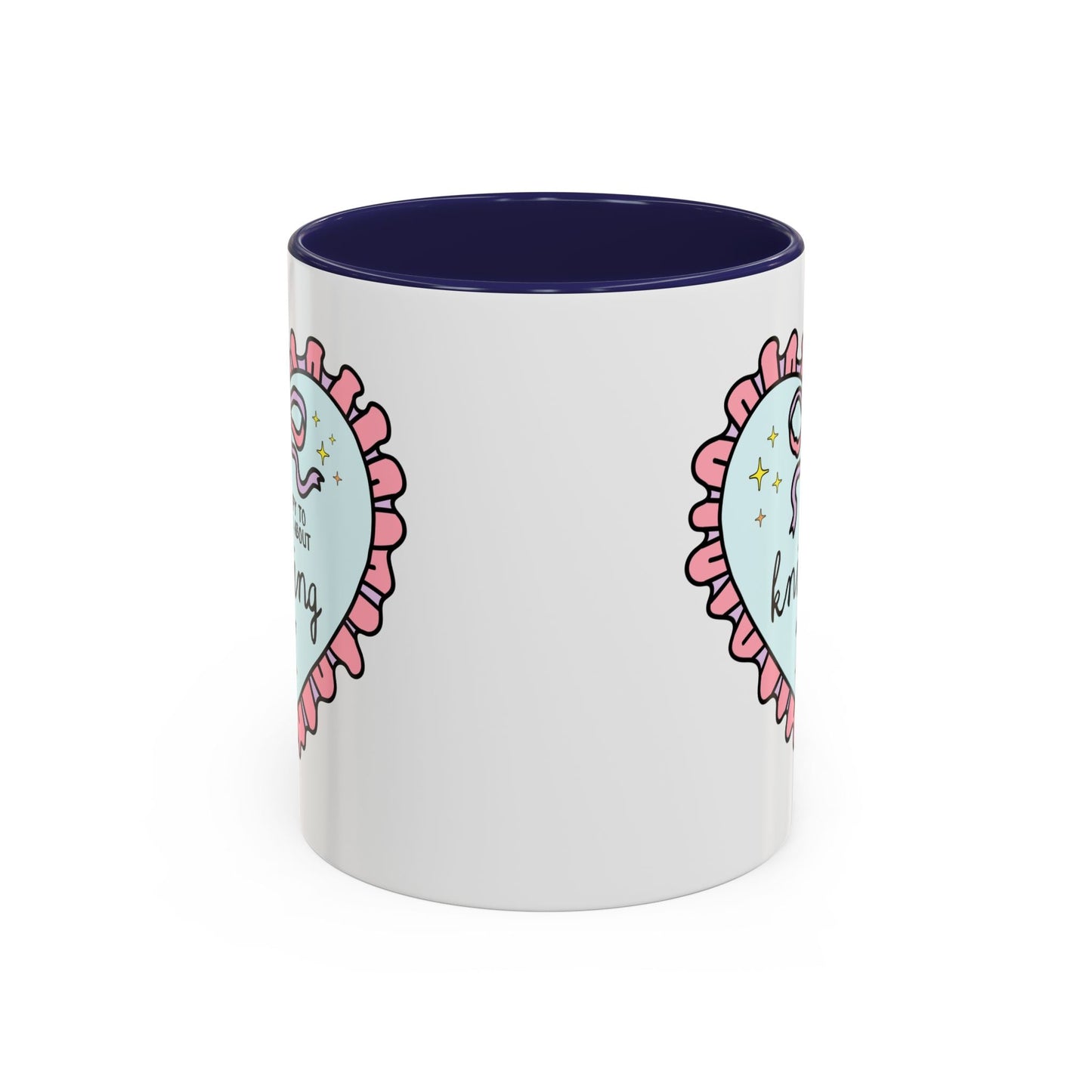 Happy to Talk About Knitting All Day Long Coffee Mug