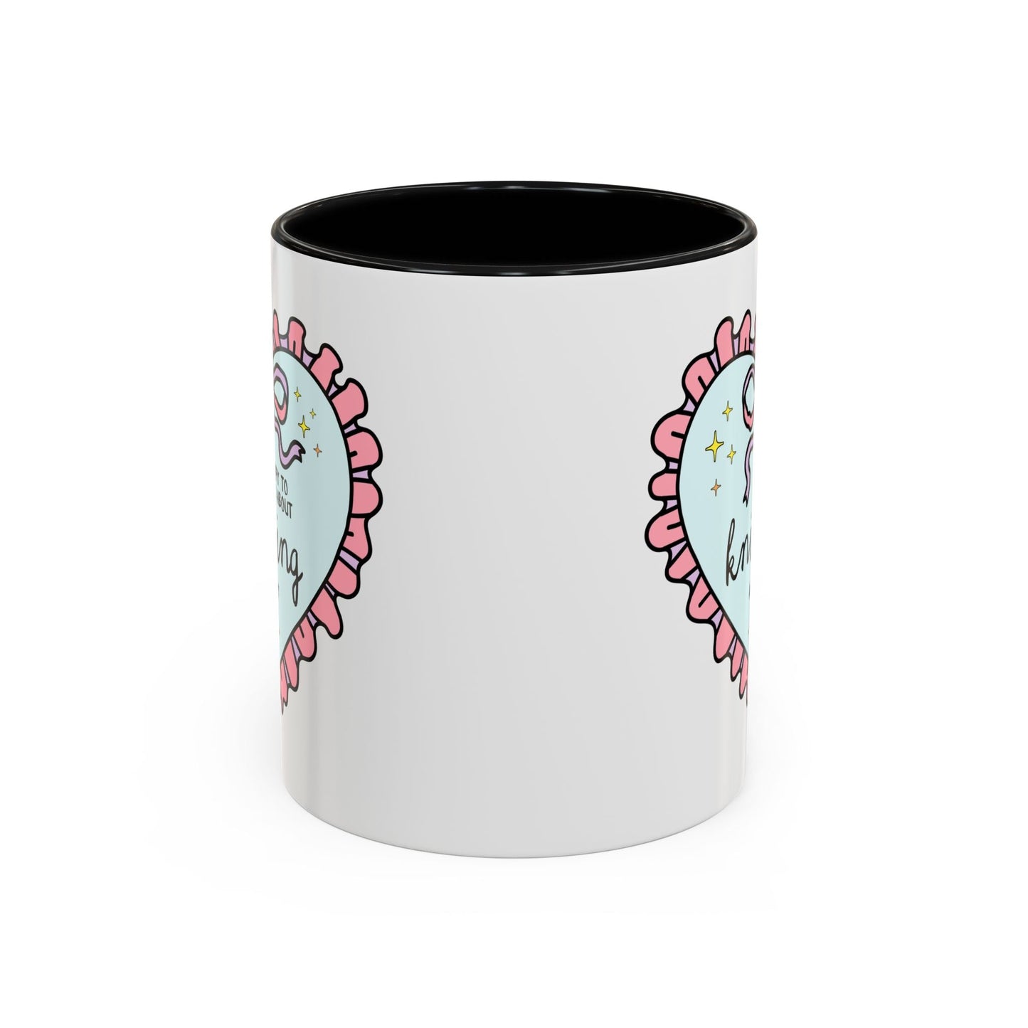 Happy to Talk About Knitting All Day Long Coffee Mug