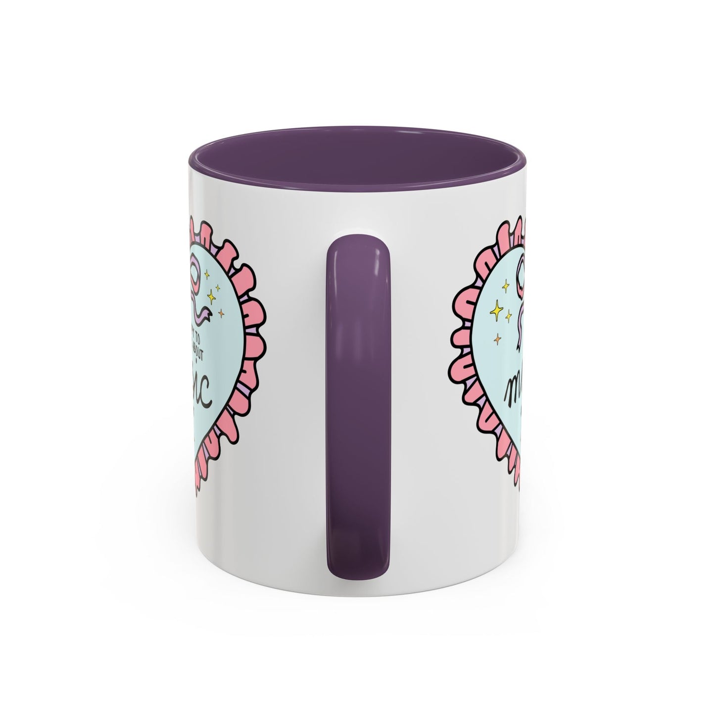 Happy to Talk About Music All Day Long Coffee Mug