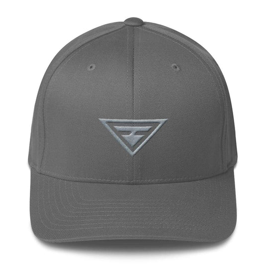 Hero Grey on Grey Fitted Twill Baseball Hat