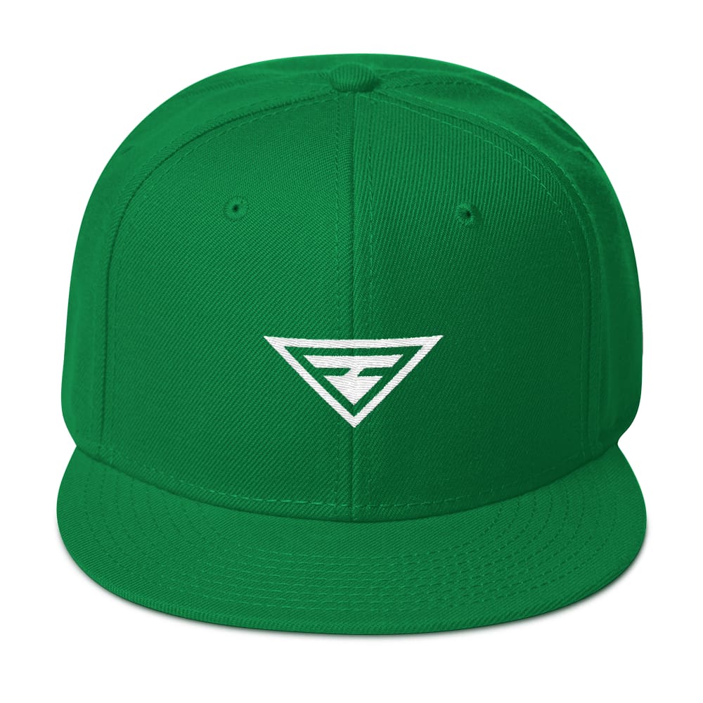 Hero Wool-Blend Flat Brim Snapback Hat