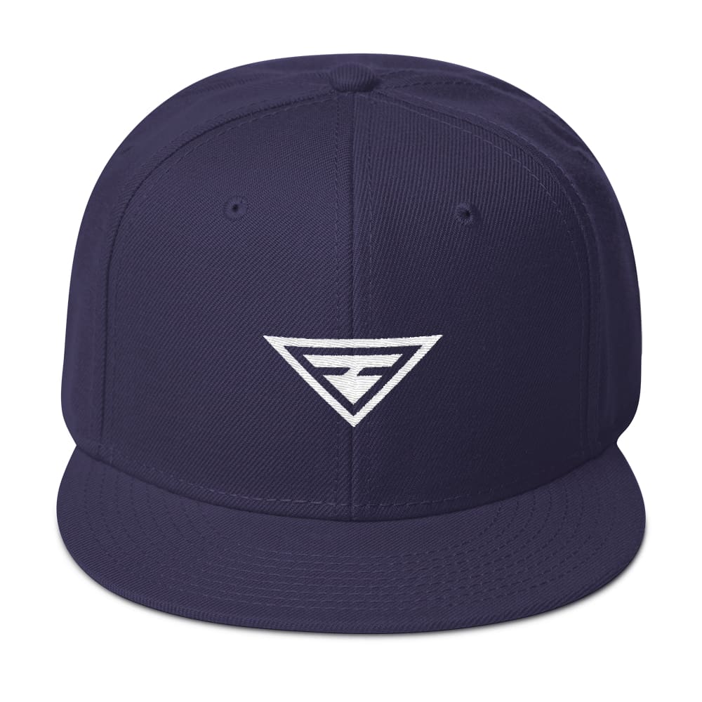 Hero Wool-Blend Flat Brim Snapback Hat