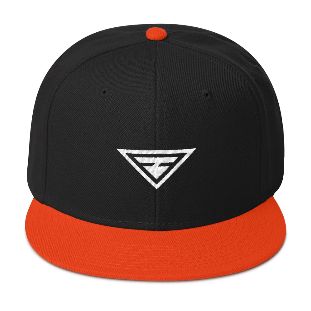 Hero Wool-Blend Flat Brim Snapback Hat