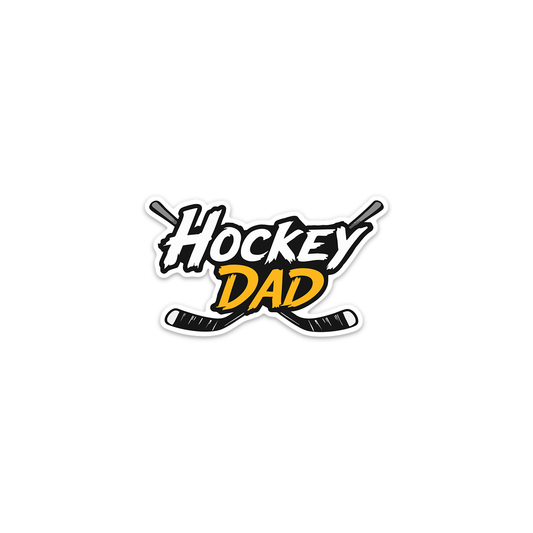 Hockey Dad Sticks Hockey Sticker