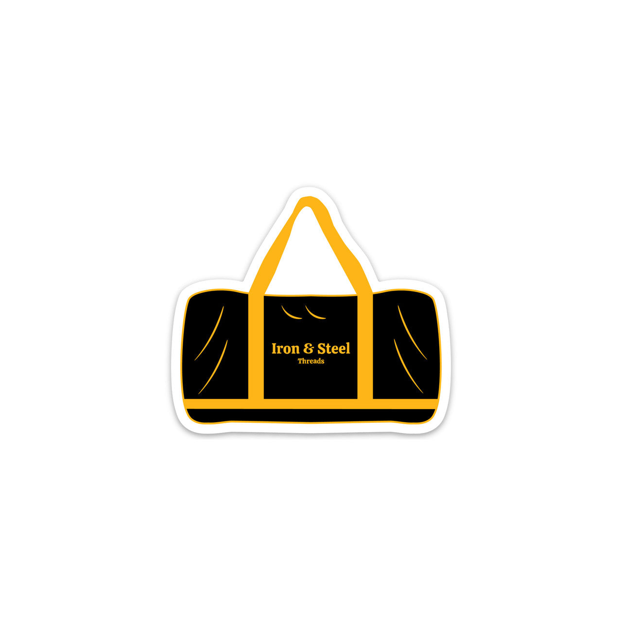 Iron+Steel Hockey Bag Sticker