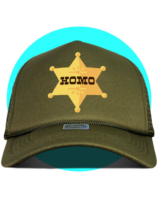 Homo Sheriff Trucker Hat