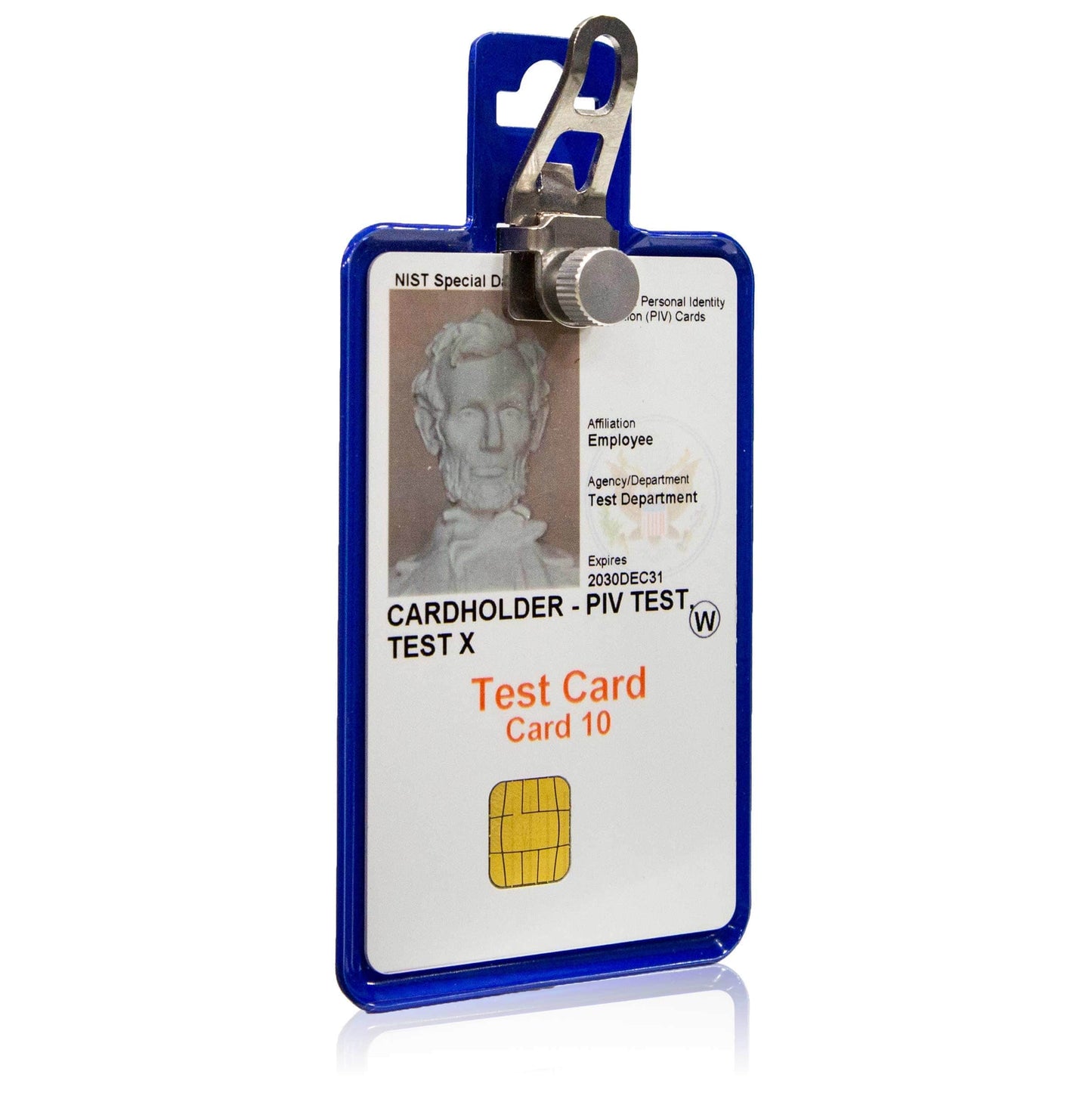 All Metal Magnetic Badge Holder - RFID Secure Badge Holder Genesis™ with BloxProx™