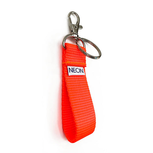 Clip-on Keychain | neon orange