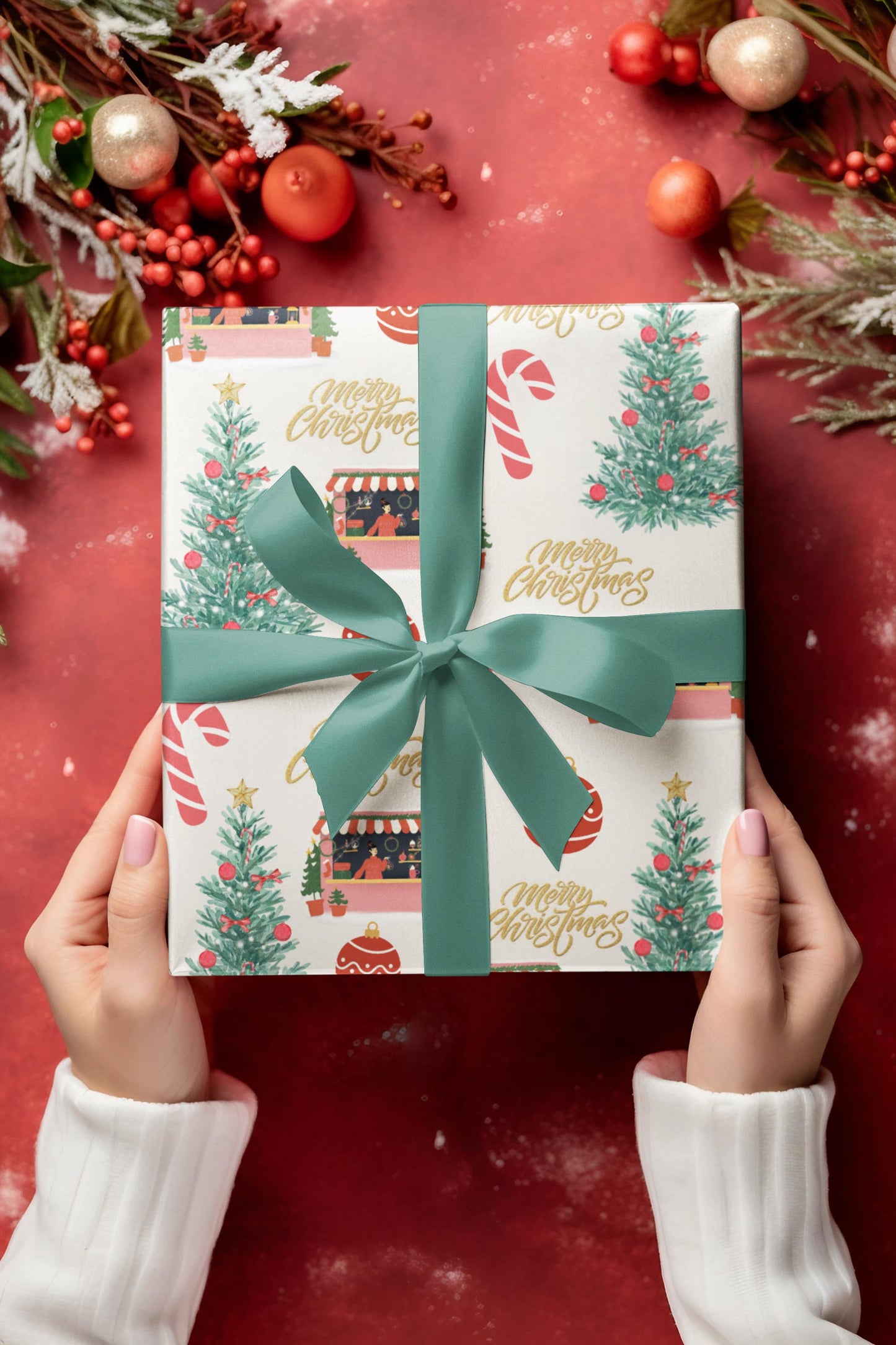 Christmas Shop Wrapping Paper