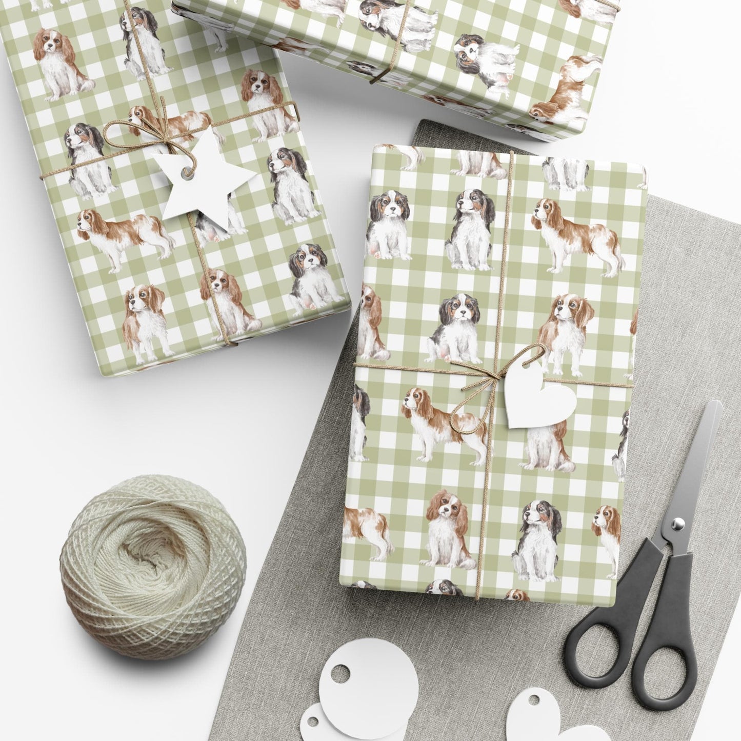 Cavalier King Charles Spaniel Wrapping Paper