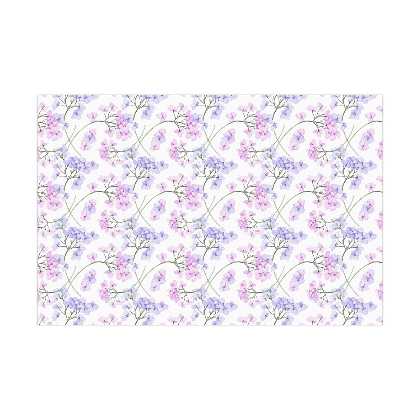 Elegant Hydrangea Wrapping Paper