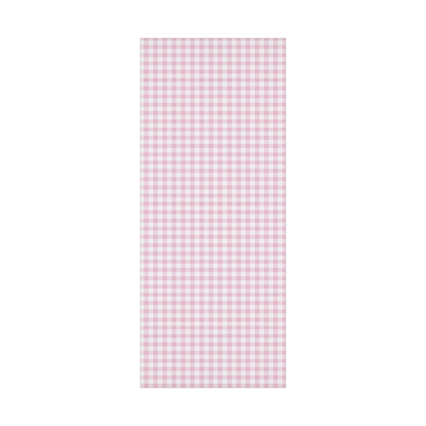 Light Pink Gingham Wrapping Paper