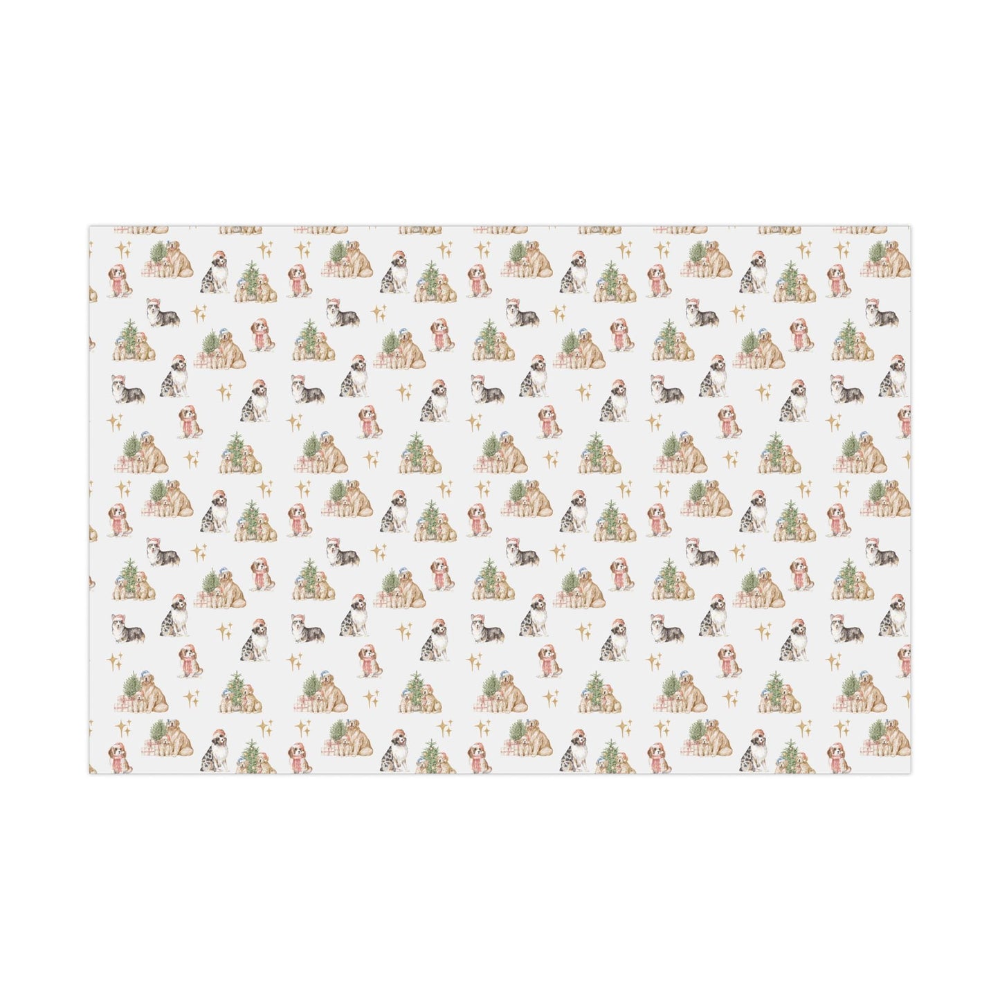 Christmas Dogs Wrapping Paper