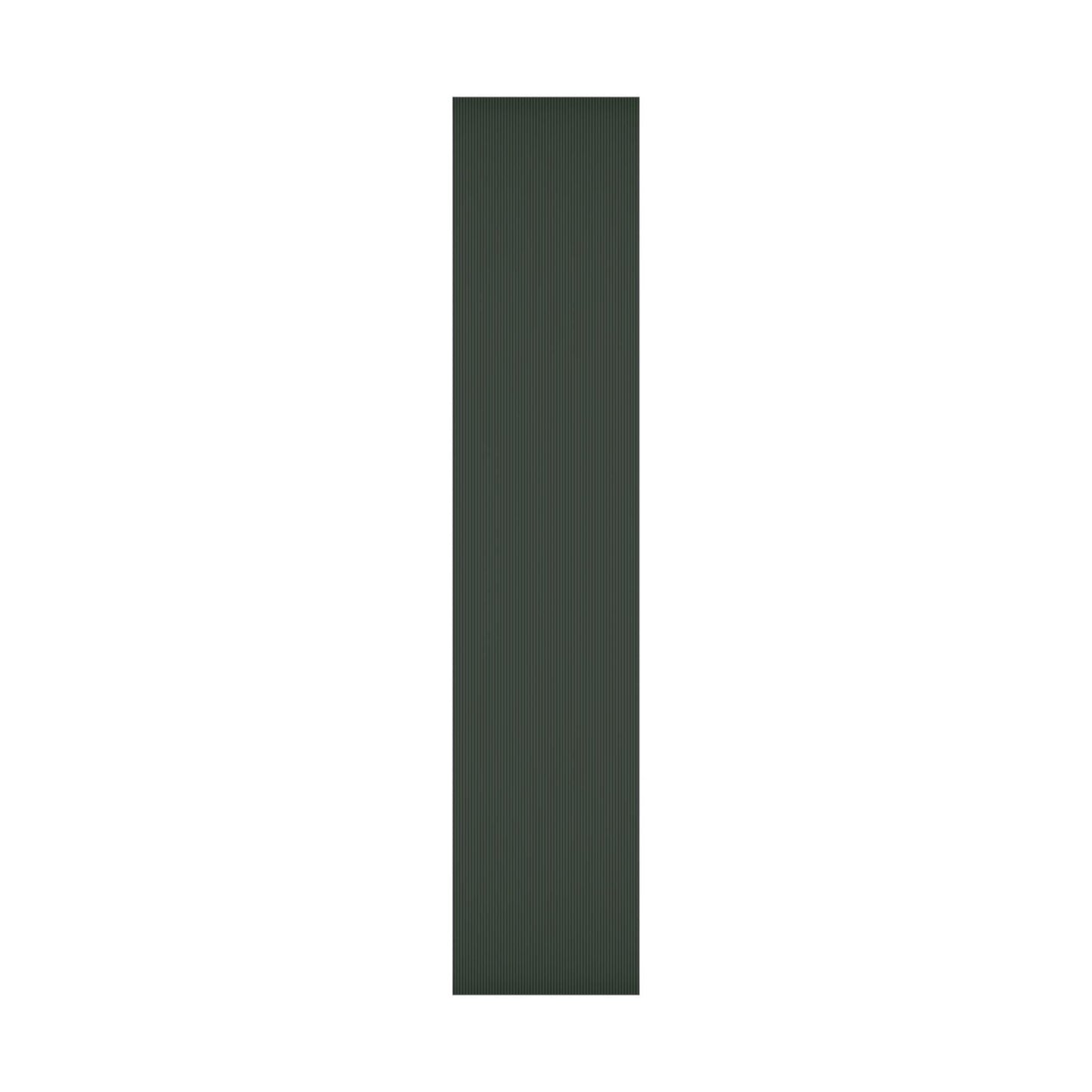 Dark Green Striped Holiday Wrapping Paper