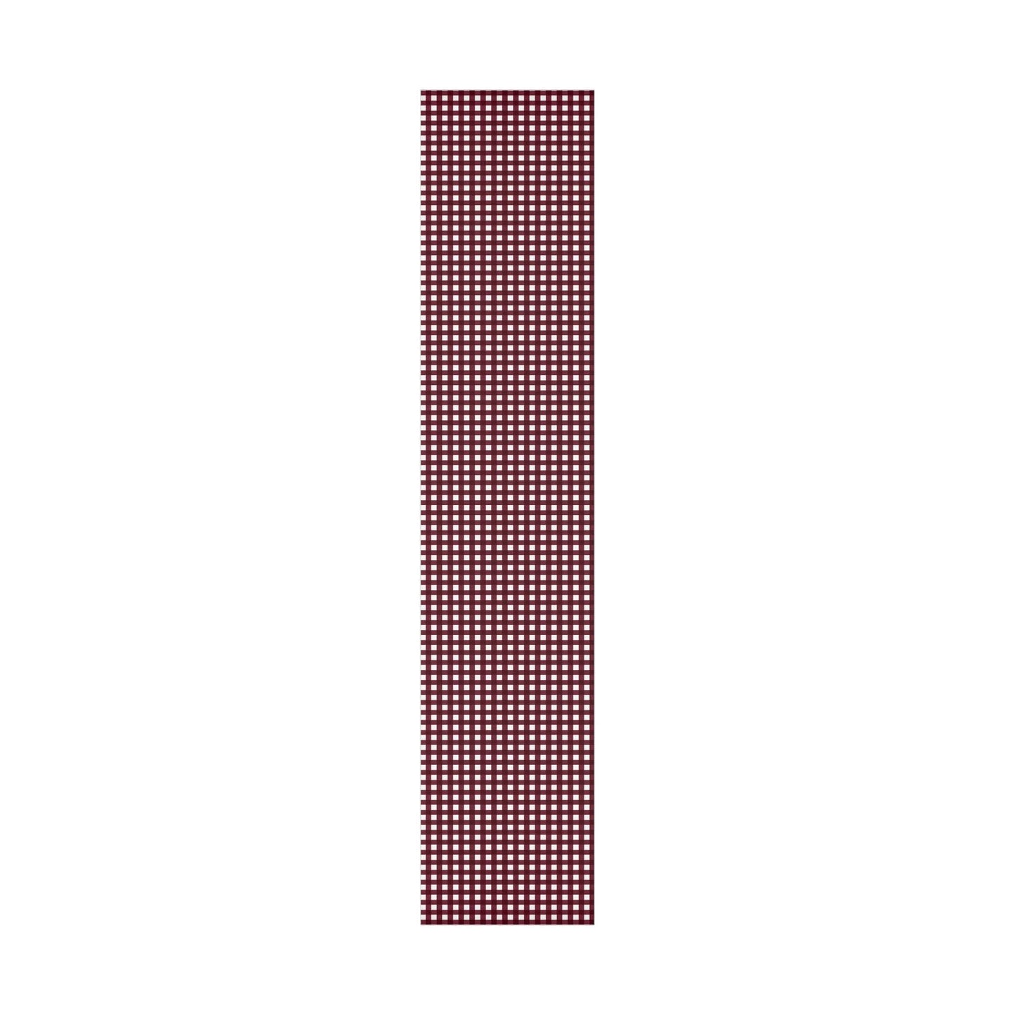 Burgundy Gingham Gift Wrap