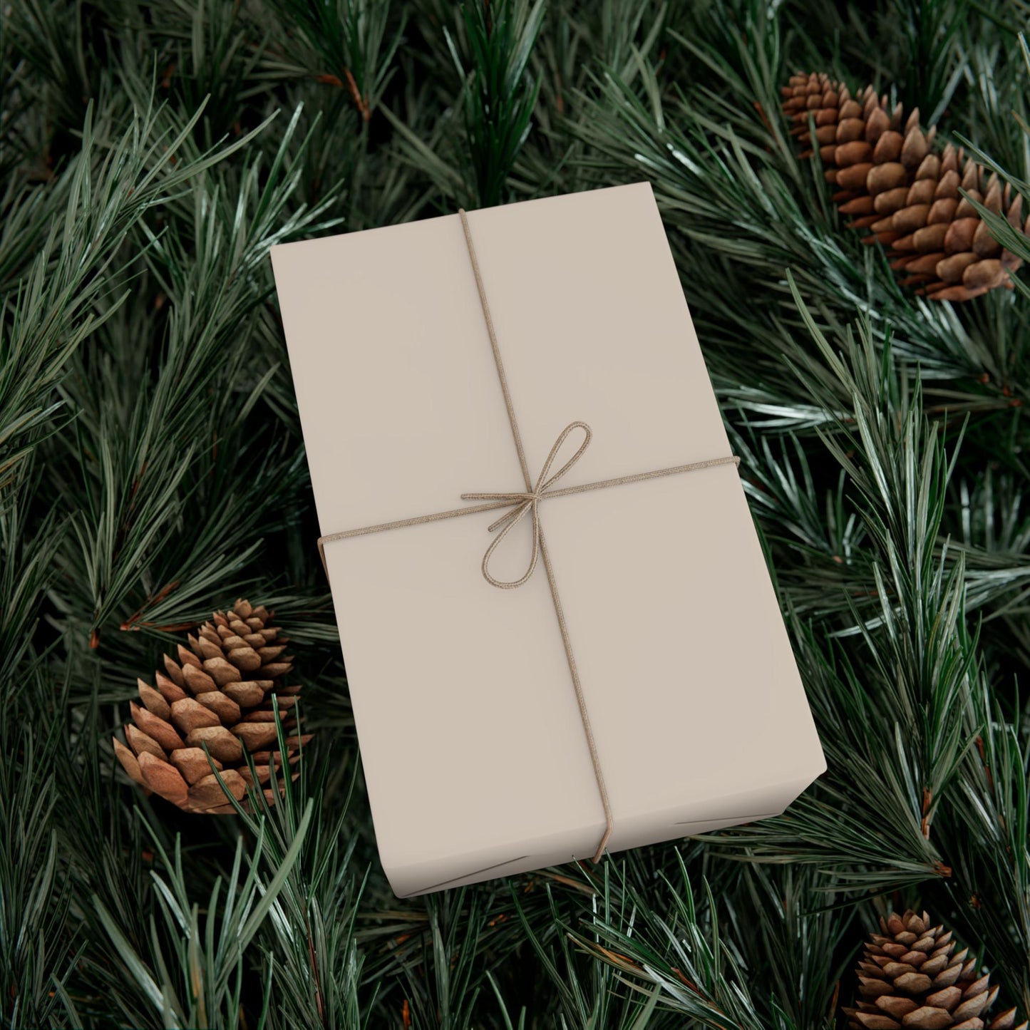 Beige Solid Color Wrapping Paper
