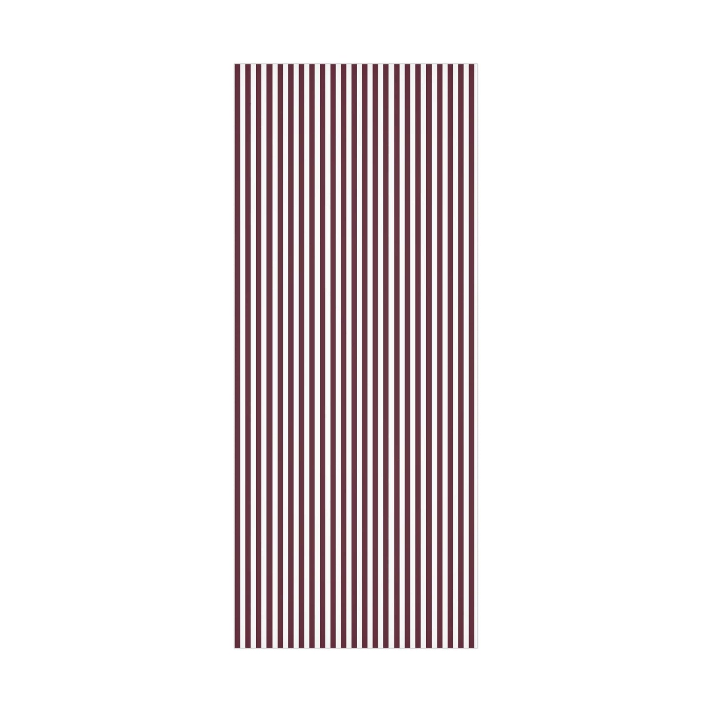 Burgundy Striped Wrapping Paper
