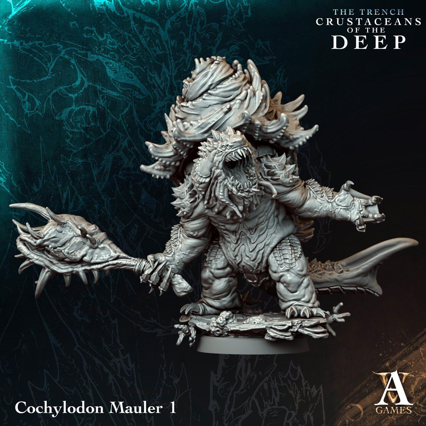 3D Printed Cochylodon Maulers by Archvillain Games