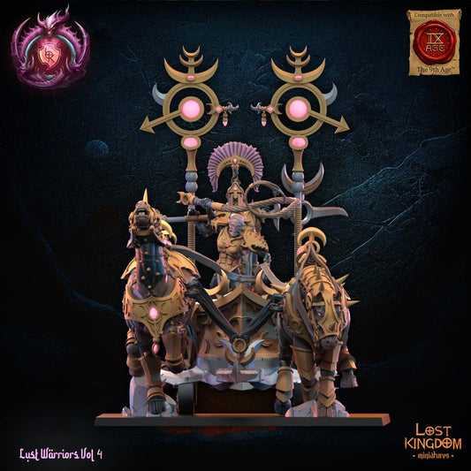 3D Printed Lust Chosen Chariot by Lost Kingdom Miniatures