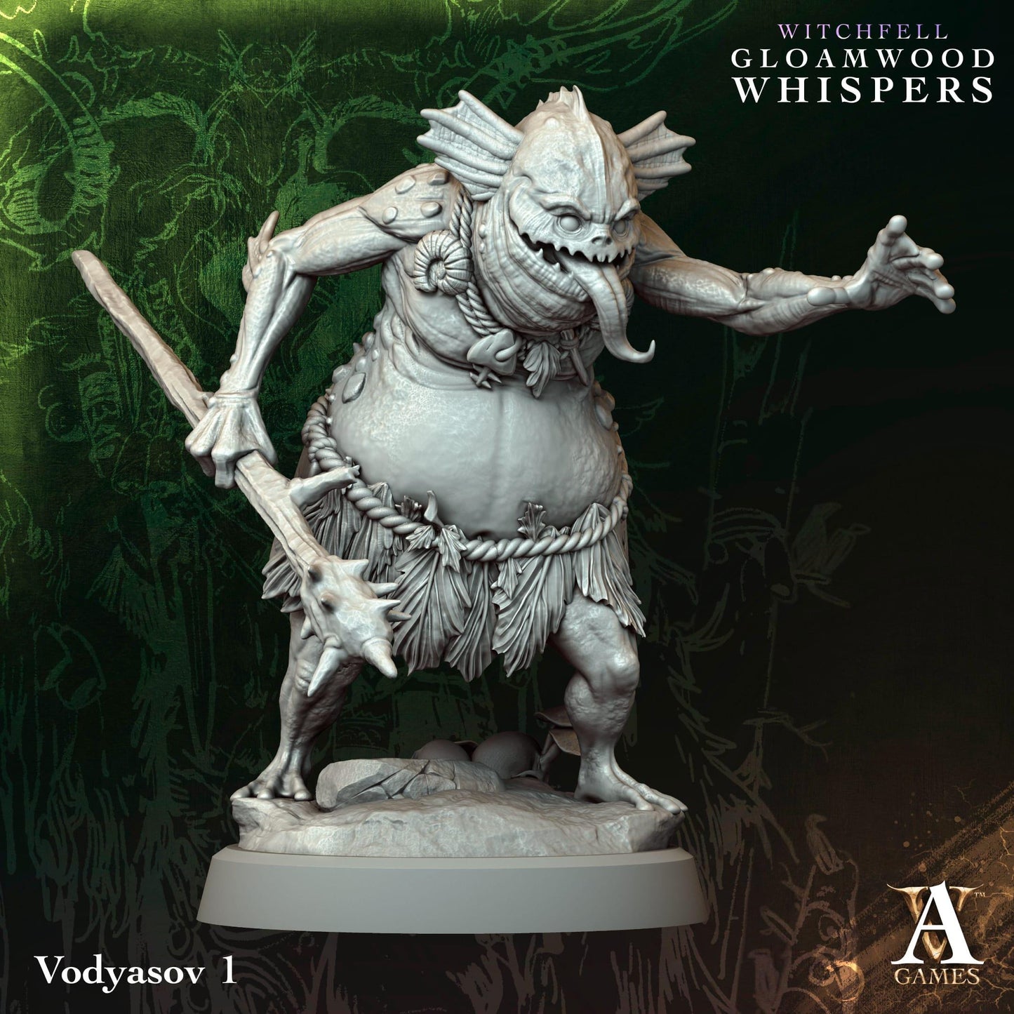3D Printed Vodyasovs by Archvillain Games