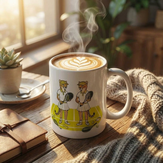 Racquet Club Cheetahs - Cheetah Doubles - 15oz Mug