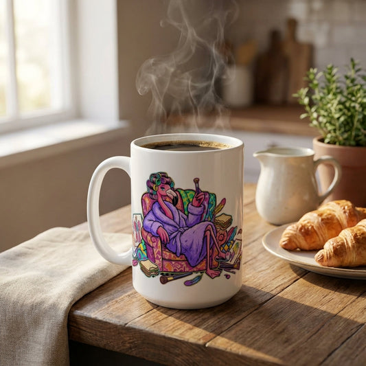 Drag Brunch Flamingos - Backstage Buzz - 15oz Mug