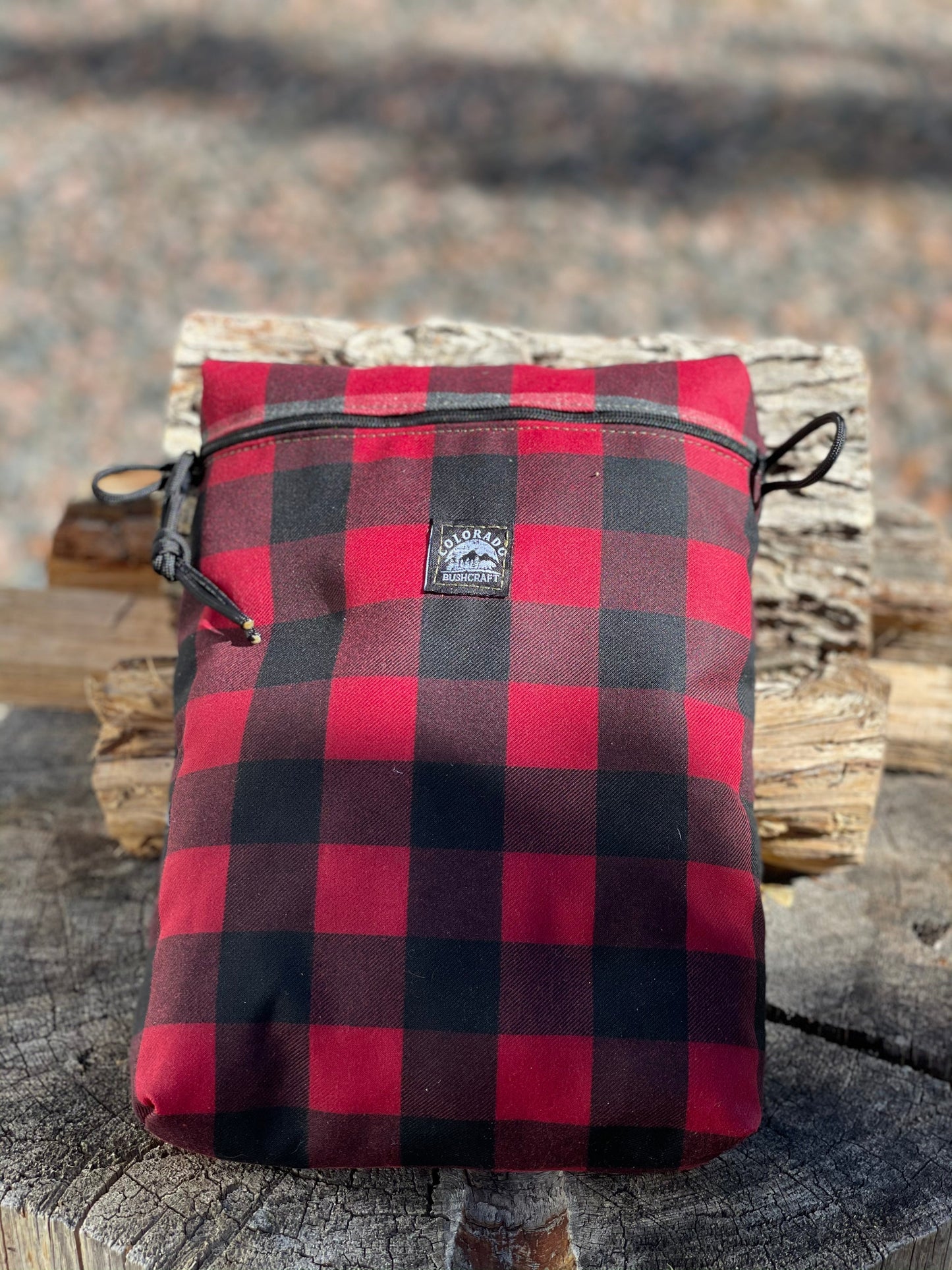 Handmade Medium Waxed Canvas Traditional EDC Pouch Bushcraft Survival Camping Possibles Dopp Grooming (Various Colors) Colorado Bushcraft
