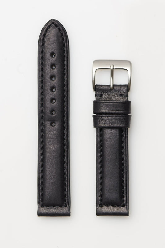 Black Genuine Aniline Leather | h2043