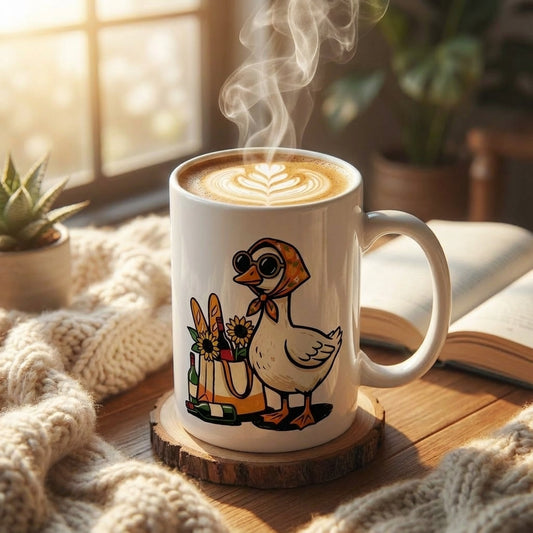 Silly Goose Social - Kerchiefed Cutie - 15oz Mug