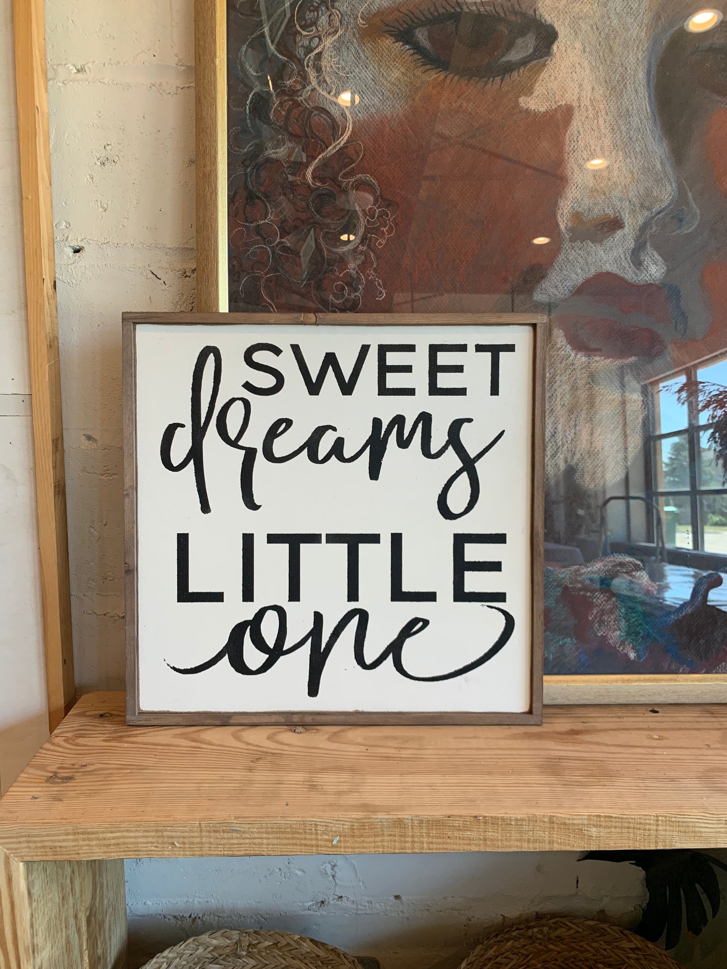 Sweet dreams little one sign modern room decor