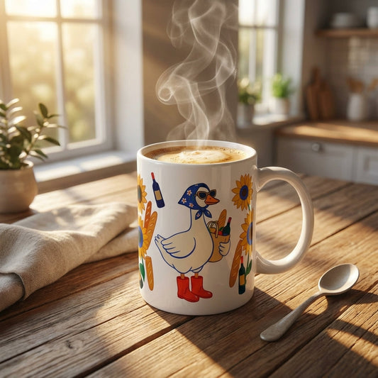 Silly Goose Social - Sunday Stroll Goose - 15oz Mug